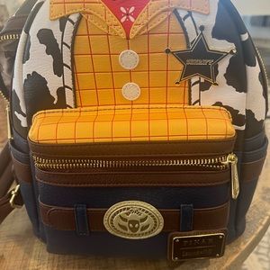 Loungefly: Toy Story, Woody Cosplay Mini Backpack NEW